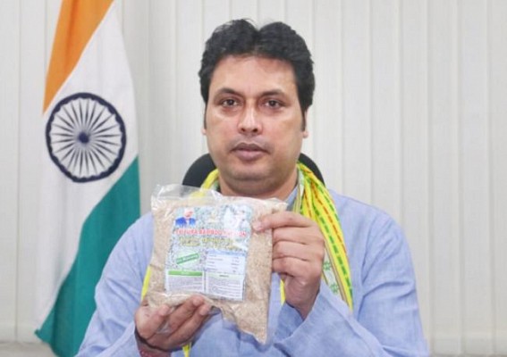 Tripura CM Biplab Deb launches Bamboo Rice Tripura CM Biplab Deb launches Bamboo Rice